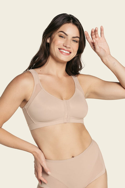 Leonisa Unlined Wireless Posture Corrector Bra
