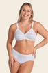 Leonisa Extra Coverage Support Wireless Bra With Lace Cups
