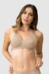 Leonisa Extra Coverage Support Wireless Bra With Lace Cups