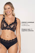 Leonisa Sheer Lace Bustier Bralette With Underwire