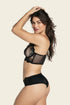 Leonisa Sheer Lace Bustier Bralette With Underwire