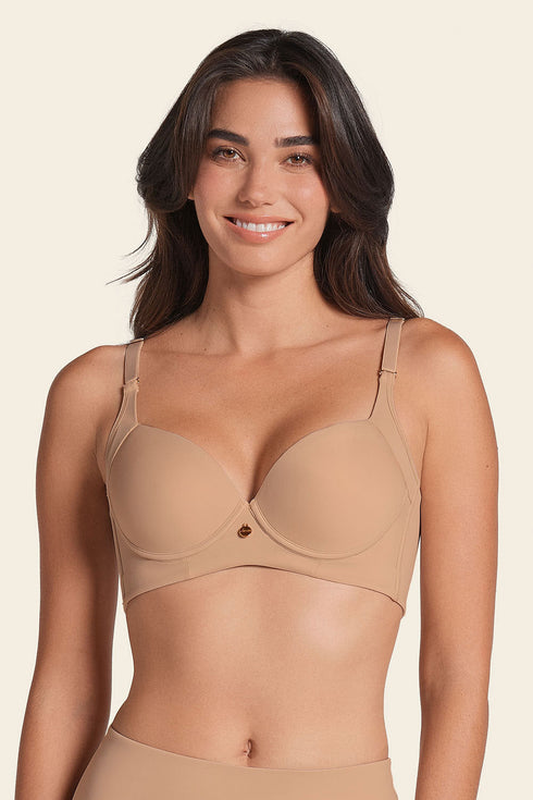 Leonisa Back Smoothing Bra With Soft Full Coverage Cups