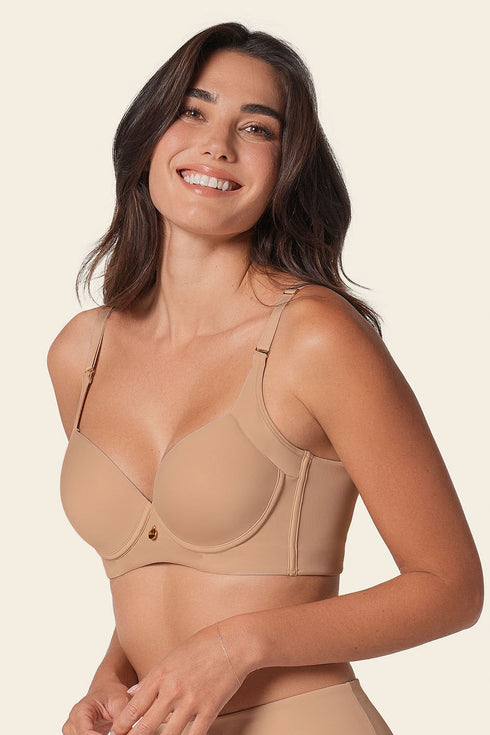 Leonisa Back Smoothing Bra With Soft Full Coverage Cups