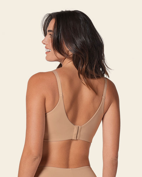 Leonisa Back Smoothing Bra With Soft Full Coverage Cups