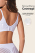 Leonisa Back Smoothing Bra With Soft Full Coverage Cups