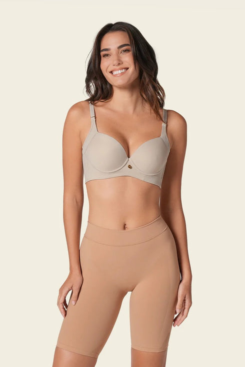 Leonisa Back Smoothing Bra With Soft Full Coverage Cups