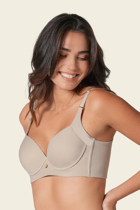 Leonisa Back Smoothing Bra With Soft Full Coverage Cups