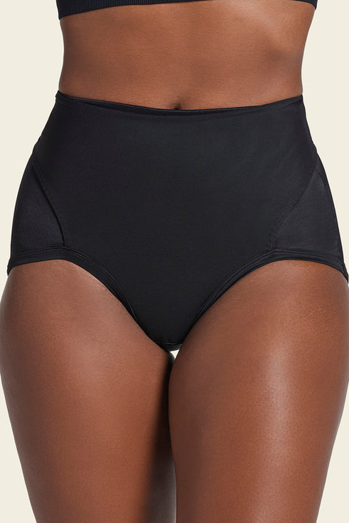 Leonisa Firm Compression Postpartum Panty With Adjustable Belly Wrap