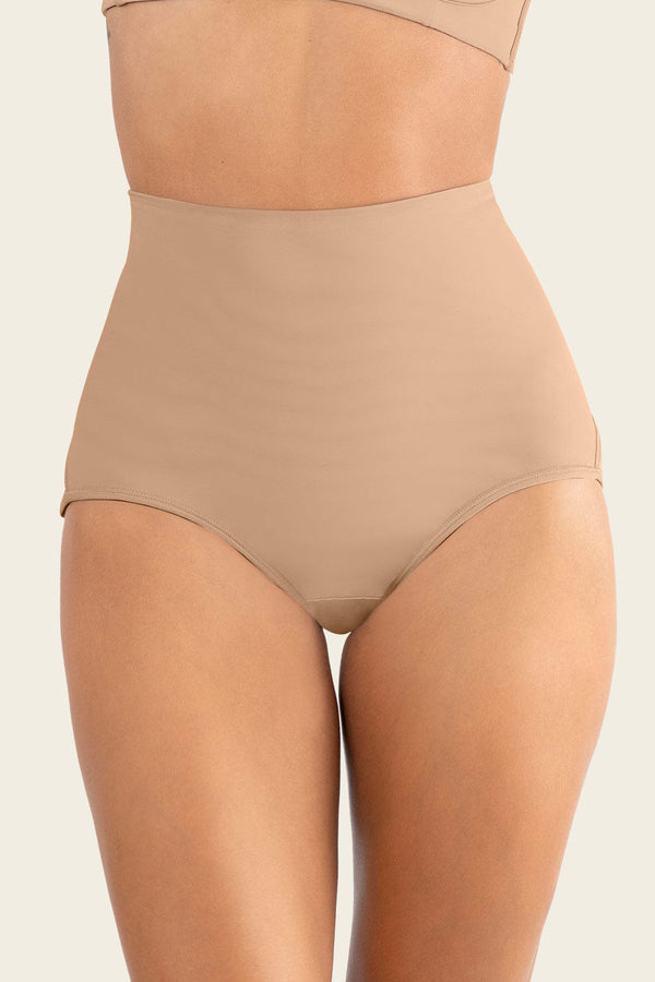 Leonisa Firm Compression Postpartum Panty With Adjustable Belly Wrap