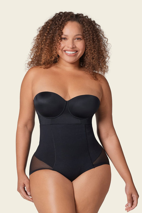 Leonisa Extra High-waisted Sheer Bottom Sculpting Shaper Panty