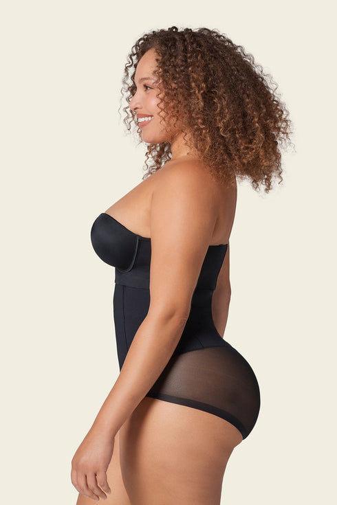 Leonisa Extra High-waisted Sheer Bottom Sculpting Shaper Panty