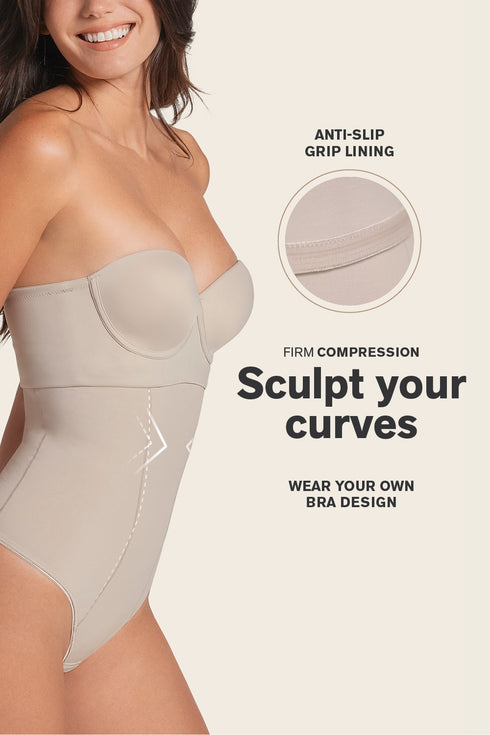 Leonisa Extra High-waisted Sculpting Thong Panty