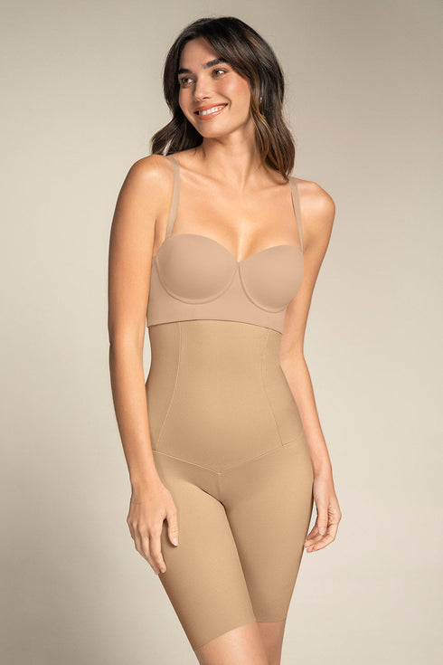 Leonisa Extra High Waisted Firm Shaper Short