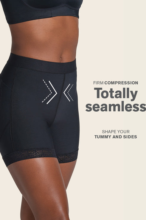 Leonisa Mid-rise Sculpting Butt Lifter Shaper Short