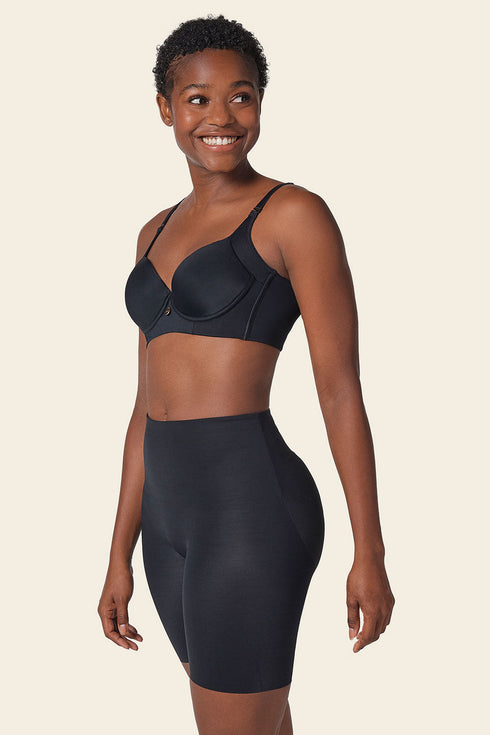 Leonisa Midrise Anti Chafing Butt Lifter Shaper Short