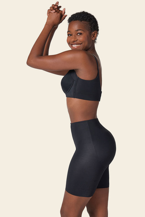 Leonisa Midrise Anti Chafing Butt Lifter Shaper Short