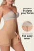 Leonisa Firm Tummy Control Strapless Shaper With Butt Lifter