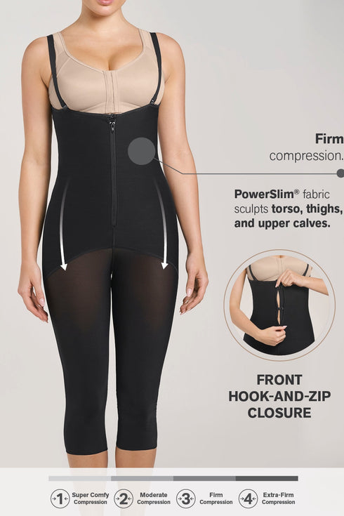 Leonisa Hook-and-zip Mid-calf Sculpting Body Shaper