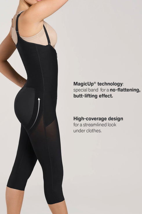 Leonisa Hook-and-zip Mid-calf Sculpting Body Shaper