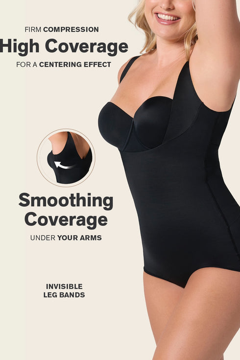 Leonisa Plunge Back Classic Sculpting Body Shaper