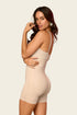 Leonisa Strapless Sculpting Step-in Body Shaper With Short Bottom