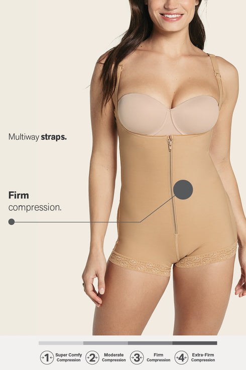 Leonisa Boyshort Bottom Body Shaper With Firm Compression