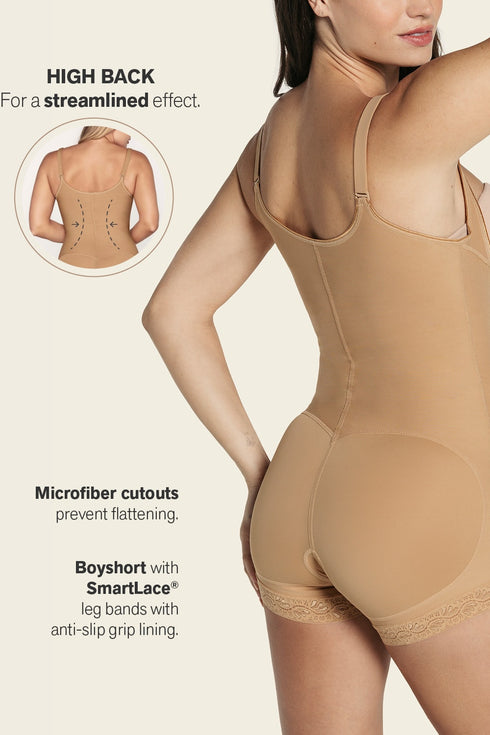 Leonisa Boyshort Bottom Body Shaper With Firm Compression