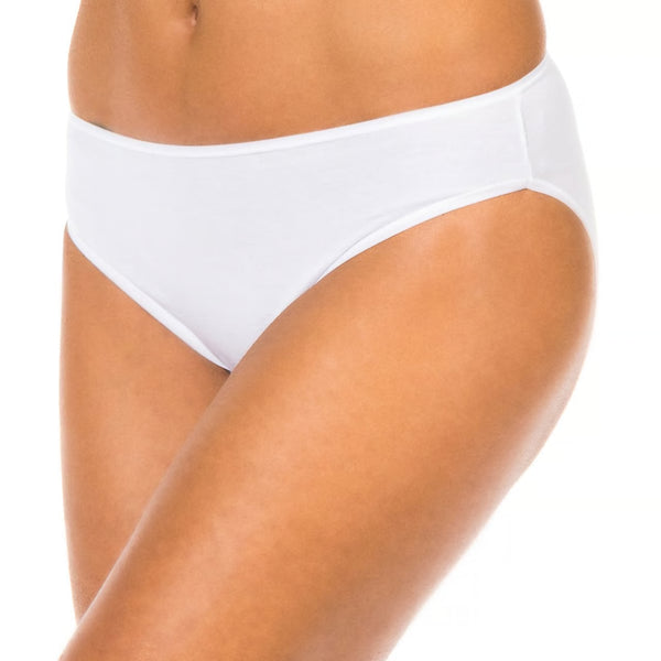 DIM Coton Stretch Brief WHITE
