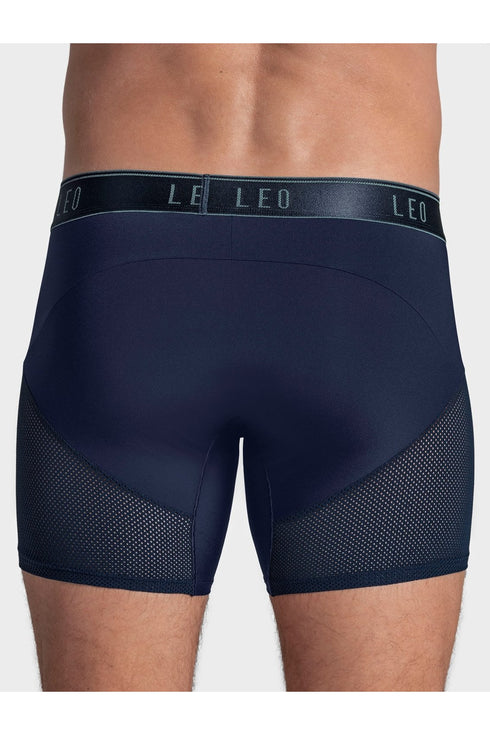Leonisa High-tech Mesh Boxer Brief With Ergonomic Pouch