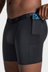 Leonisa Long Athletic Boxer Brief With Side Pocket