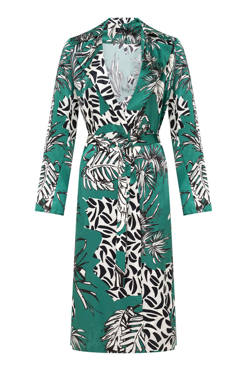 Shan Soie Long flowy blazer