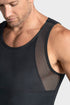 Leonisa Stretch Cotton Moderate Compression Shaper Tank With Mesh Cutouts
