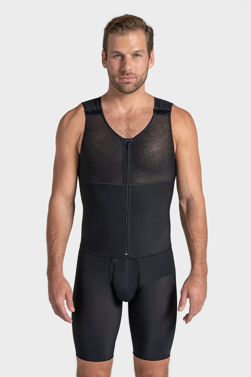 Leonisa Men's Firm Compression Shaper Bodysuit