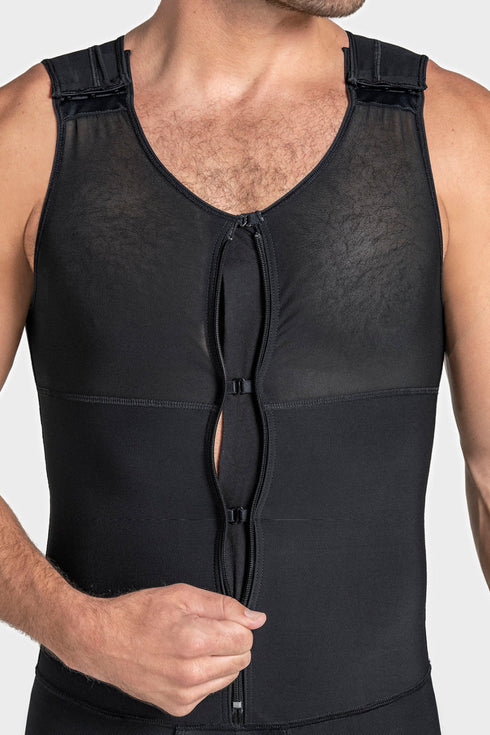 Leonisa Men's Firm Compression Shaper Bodysuit