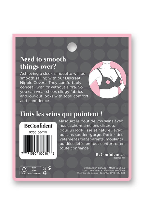 BeConfident Dark Discreet Nipple Cover - 3 Pair