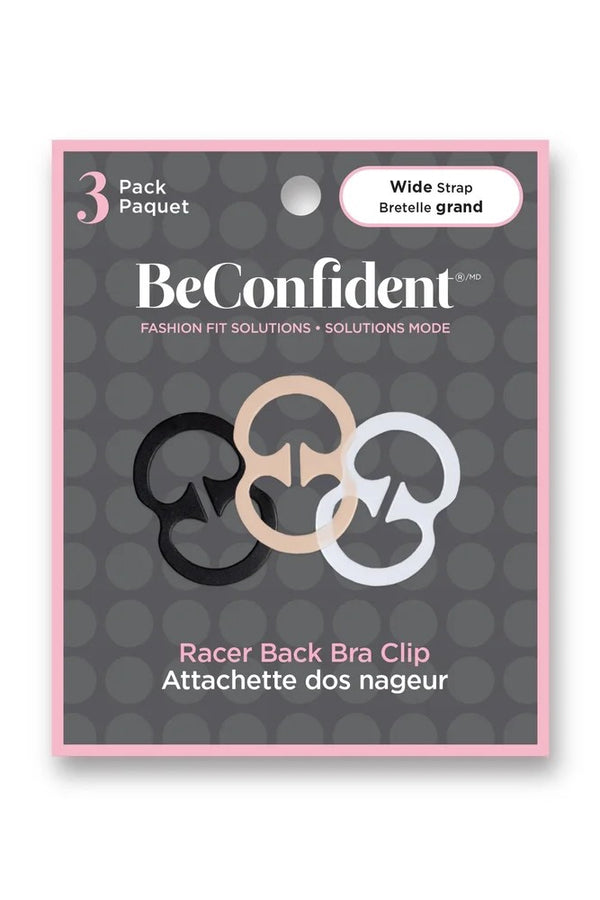 BeConfident Racer Back Bra Clip - 3 pc - Wide