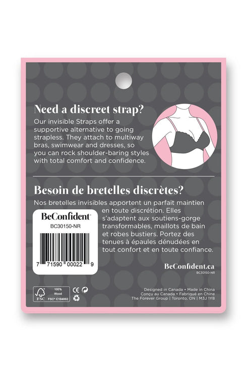 BeConfident Invisible Straps - 1 Pair - Narrow