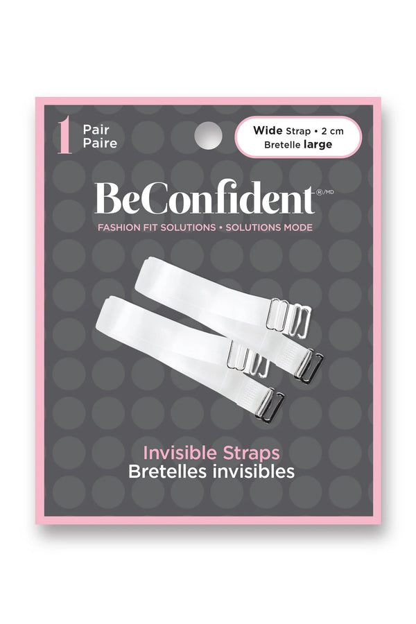 BeConfident Invisible Straps - 1 Pair - Wide