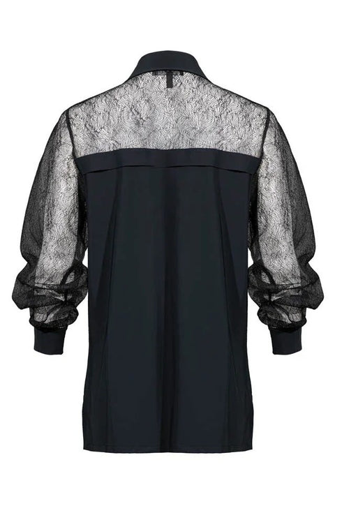 Shan Elizabeth Lace Detail Shirt