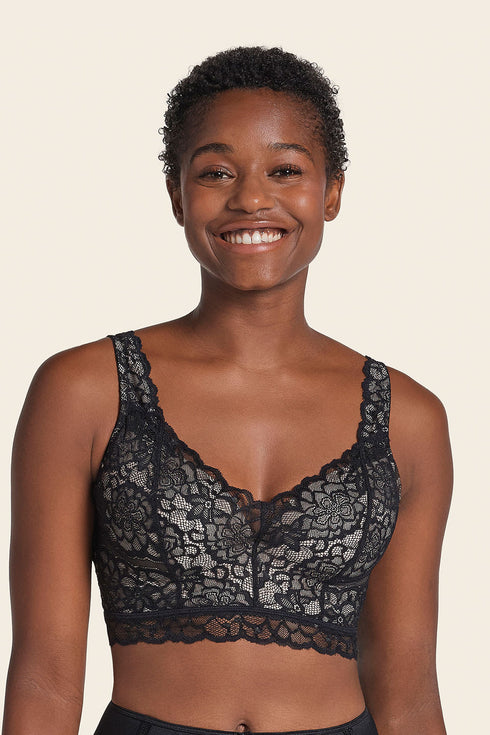 Leonisa Luxe Lace Underwire Smoothing Bustier