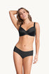Leonisa Lace Stripe Natural Support Classic Bra