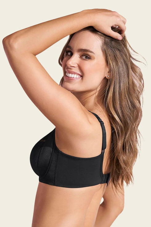 Leonisa Lace Stripe Natural Support Classic Bra