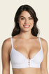 Leonisa Memory Foam Push-up Underwire Bustier Bra With Strappy Front