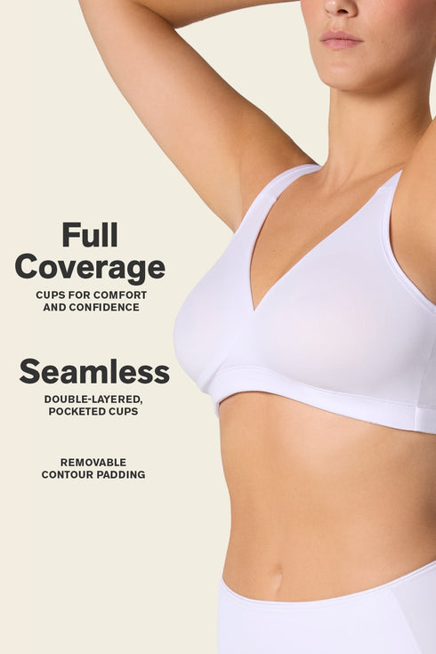 Leonisa Multipurpose Pullover Seamless Sleep Bra Daily Or Maternity