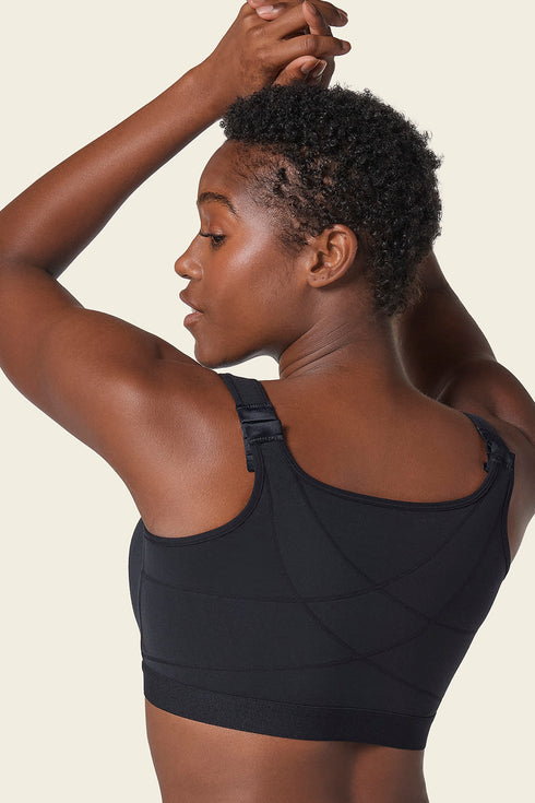 Leonisa Stretch Cotton Wireless Posture Corrector Bra