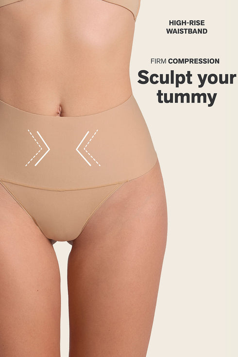 Leonisa High-tech High-waisted Sculpting Thong