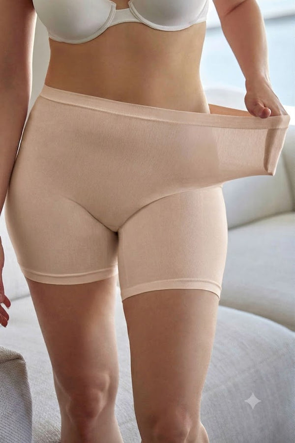 Janira Cotton Flexie Adapt Mid-thigh Short A011362 Dune