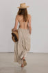 Gottex Beach Life Resort Swim Cover-Up Open Back Jumpsuit