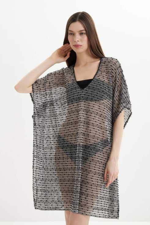 Antigel Be1 La Sexy Resille Poncho Beach Cover-up