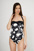 Shan Billy Knotted One-Piece Bandeau Swimsuit